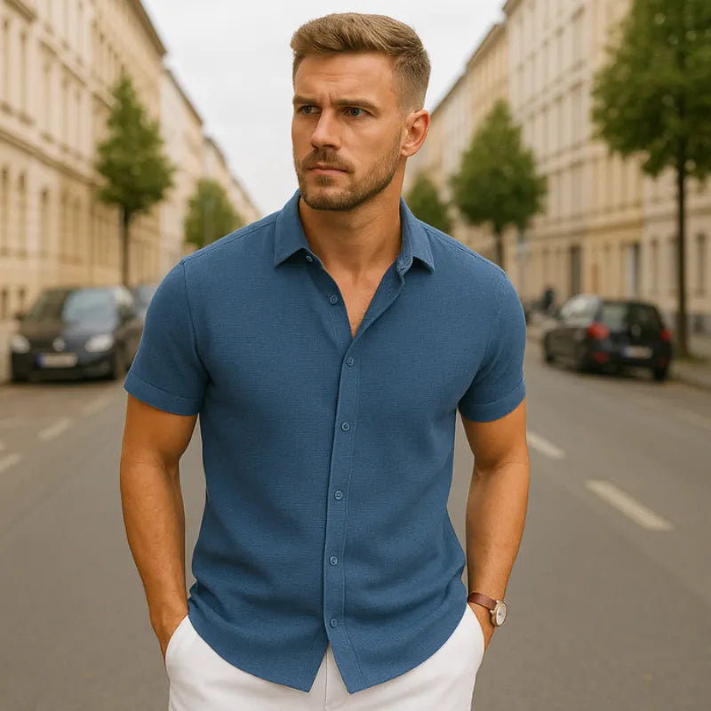 Chemise Nivaro en lin – 100 % lin premium (Achetez-en 1 et recevez-en 2)