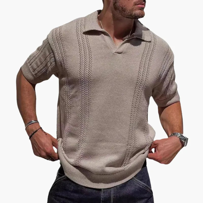 Valgrave Knit Polo – Maille de qualité supérieure et coupe impeccable